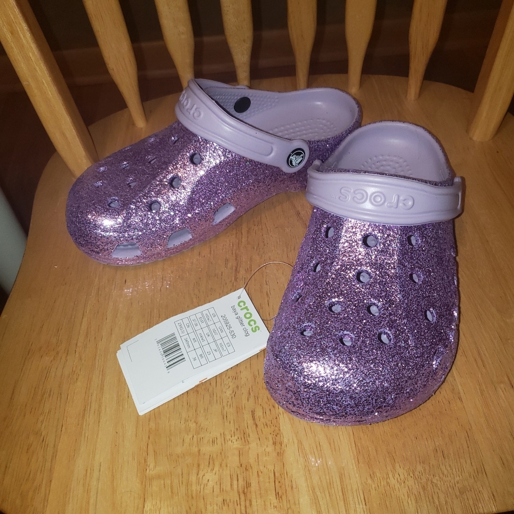 Crocs (glitter,7 women)